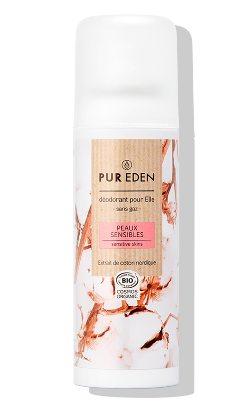Pur Eden Desodorante Para Ella Al Extracto De Algodón Nórdico Vaporizador 100 Ml.