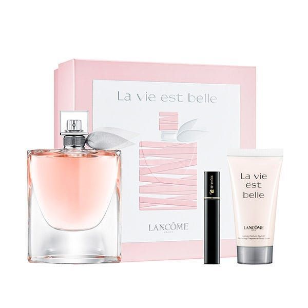 Lancôme La Vie Est Belle Set EDP 100ml. + Leche Hidratante 50ml. + Mini Máscara Pestañas
