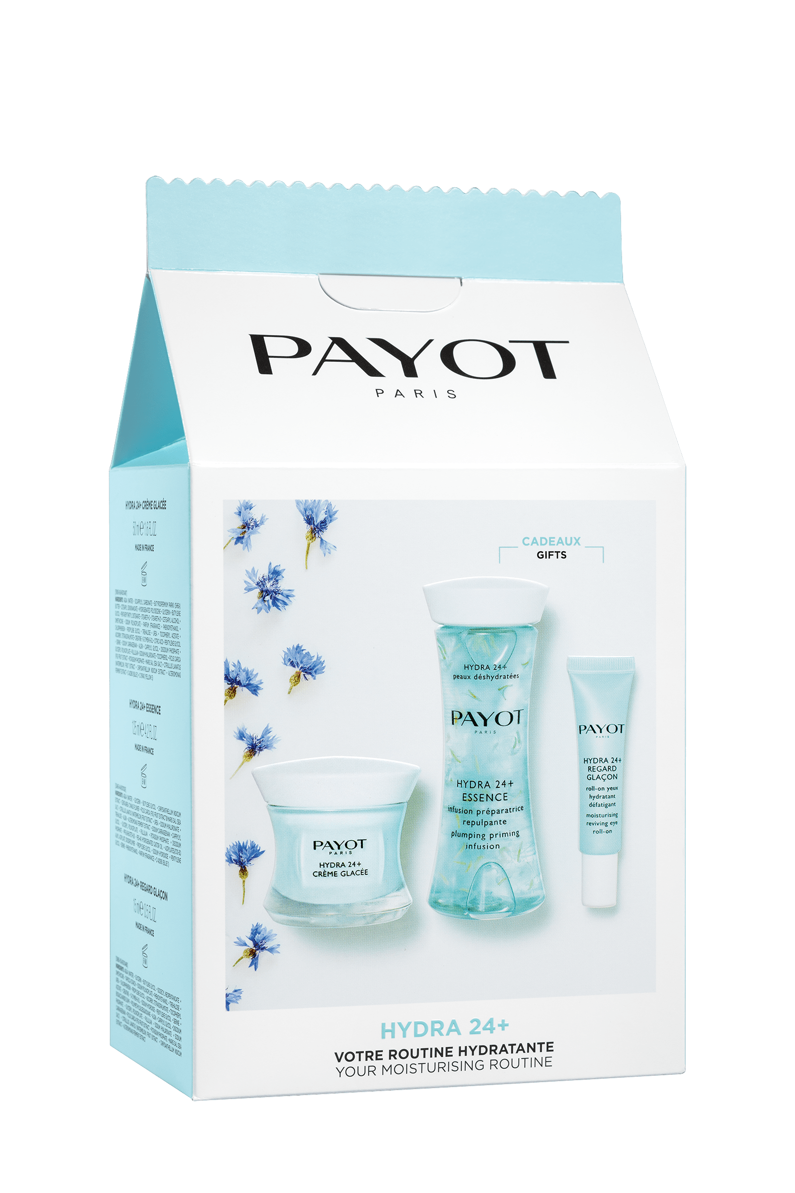 Payot Estuche Hydra 24+ Crème Glacée 50 Ml. + Contorno Ojos 15ml. + Loción Facial 125ml.